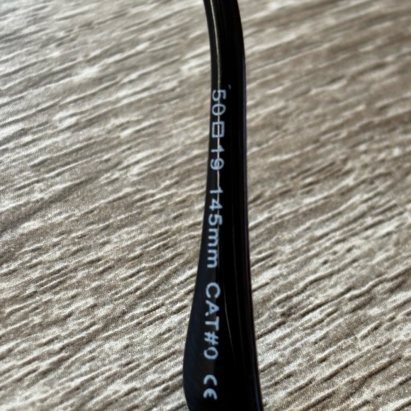 Clubmaster Black and Gold Glasses - Picture 7 of 7